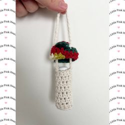 Mushroom Pouch Charm - Red image